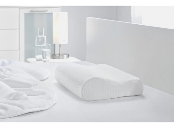 Šíjový Polštář Visco Comfort -ext- - bílá, textil (30/48/11cm) - MÖMAX modern living Šíjový Polštář Visco Comfort -ext- - bílá, textil (30/48/11cm) - MÖMAX modern living