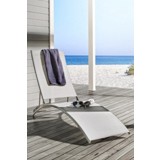 Sluneční Lehátko Trine - světle šedá, Moderní, kov/textil (55/180/78/92cm) - MODERN LIVING Sluneční Lehátko Trine - světle šedá, Moderní, kov/textil (55/180/78/92cm) - MODERN LIVING