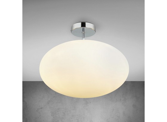Stropná Lampa Ionela - farby chrómu, Moderný, kov/sklo (40/38cm) - premium living Stropná Lampa Ionela - farby chrómu, Moderný, kov/sklo (40/38cm) - premium living
