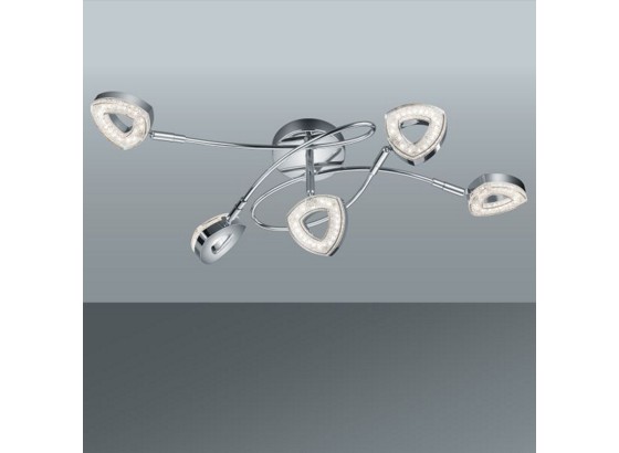 Stropná Lampa Tours - farby chrómu, Moderný, umelá hmota/kov (54/17/20cm) Stropná Lampa Tours - farby chrómu, Moderný, umelá hmota/kov (54/17/20cm)