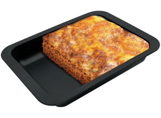 Sütő Forma Lasagne-hoz - fekete, konvencionális, fém (32,5/5/25cm) Sütő Forma Lasagne-hoz - fekete, konvencionális, fém (32,5/5/25cm)
