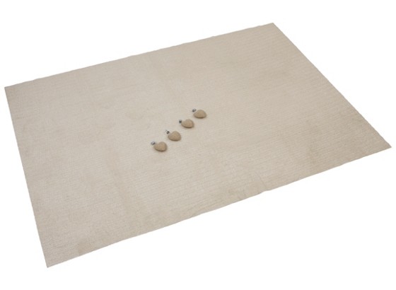 Terítő Laila - bézs/szürke, modern, textil (160cm) Terítő Laila - bézs/szürke, modern, textil (160cm)