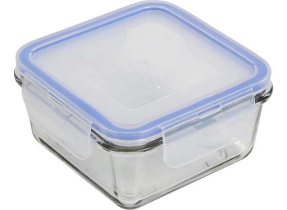 Vorratsdose 0,4 Liter - Klar/Transparent, KONVENTIONELL, Glas/Kunststoff (12,5/6,6/12,5cm) - JAMES WOOD Vorratsdose 0,4 Liter - Klar/Transparent, KONVENTIONELL, Glas/Kunststoff (12,5/6,6/12,5cm) - JAMES WOOD
