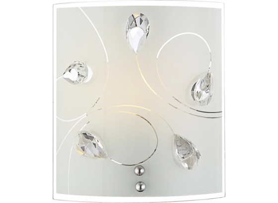 Wandleuchte Aliviallivia - KONVENTIONELL, Glas/Metall (19/17cm) - JAMES WOOD Wandleuchte Aliviallivia - KONVENTIONELL, Glas/Metall (19/17cm) - JAMES WOOD