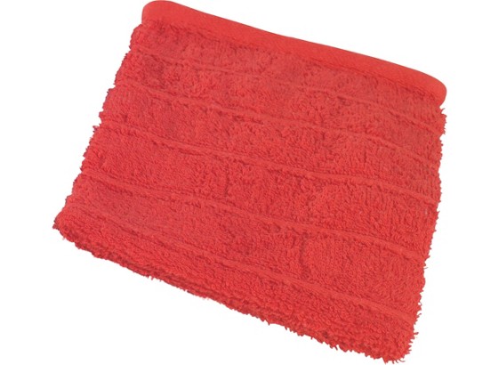 Waschhandschuh Lilly - Rot, KONVENTIONELL, Textil (16/21cm) Waschhandschuh Lilly - Rot, KONVENTIONELL, Textil (16/21cm)
