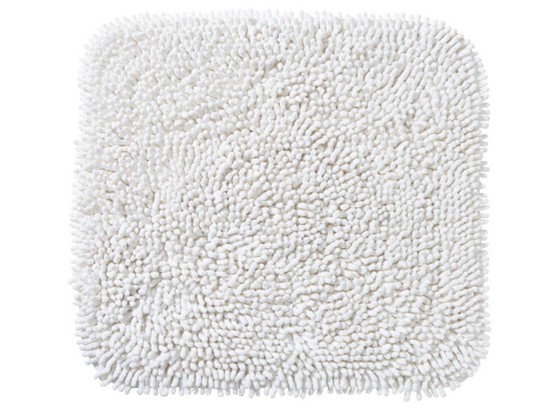 WC Vorleger Lilly, ohne Schnitt - Weiß, KONVENTIONELL, Textil (45/50cm) - OMBRA WC Vorleger Lilly, ohne Schnitt - Weiß, KONVENTIONELL, Textil (45/50cm) - OMBRA
