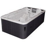Whirlpool Swimspa Fano - Weiß/Grau, KONVENTIONELL, Kunststoff (400/228/126cm) Whirlpool Swimspa Fano - Weiß/Grau, KONVENTIONELL, Kunststoff (400/228/126cm)