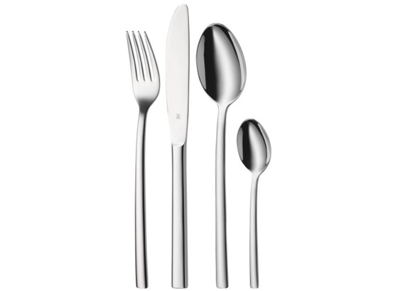 WMF Besteckset Miami, 24-teilig - Edelstahlfarben, KONVENTIONELL, Metall - WMF WMF Besteckset Miami, 24-teilig - Edelstahlfarben, KONVENTIONELL, Metall - WMF