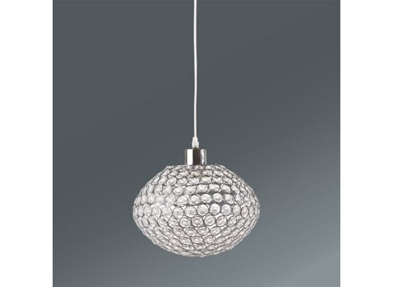 Závesná Lampa Luca - farby chrómu, Moderný, umelá hmota/kov (23/120cm) - MÖMAX modern living Závesná Lampa Luca - farby chrómu, Moderný, umelá hmota/kov (23/120cm) - MÖMAX modern living