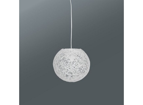 Závesná Lampa Sophia - biela, Štýlový, umelá hmota/ďalšie prírodné materiály (50cm) - MÖMAX modern living Závesná Lampa Sophia - biela, Štýlový, umelá hmota/ďalšie prírodné materiály (50cm) - MÖMAX modern living