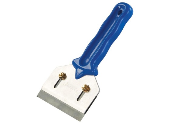 Abscherspachtel 10cm Klingenbreite - Blau/Silberfarben, KONVENTIONELL, Kunststoff/Metall (17cm) - VENDA Abscherspachtel 10cm Klingenbreite - Blau/Silberfarben, KONVENTIONELL, Kunststoff/Metall (17cm) - VENDA