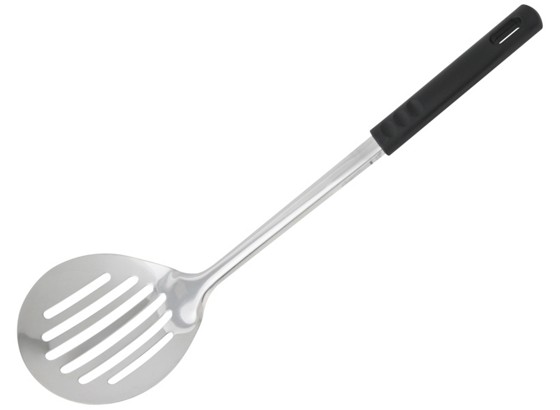 Abseihlöffel Probus, Edelstahl/schwarz - Silberfarben/Schwarz, KONVENTIONELL, Metall (35cm) Abseihlöffel Probus, Edelstahl/schwarz - Silberfarben/Schwarz, KONVENTIONELL, Metall (35cm)