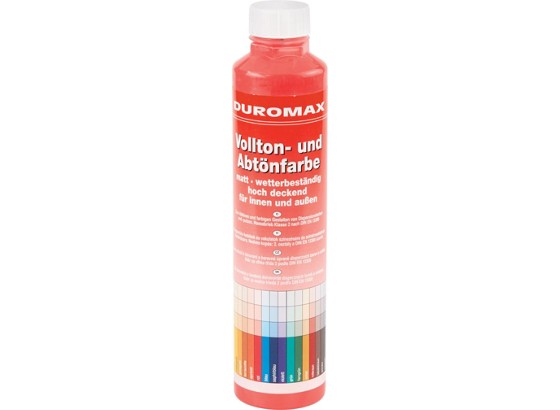 Abtönfarbe Rot Matt - KONVENTIONELL (0,75l) Abtönfarbe Rot Matt - KONVENTIONELL (0,75l)