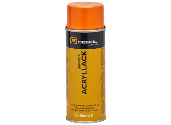 Acryl-Glanzlack Reinorange - Orange, KONVENTIONELL (25cm) - VENDA Acryl-Glanzlack Reinorange - Orange, KONVENTIONELL (25cm) - VENDA