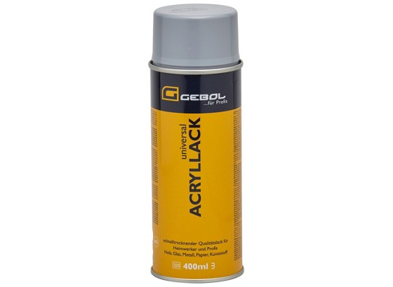Acryl-Glanzlack Silbergrau - Grau, KONVENTIONELL (25cm) - VENDA Acryl-Glanzlack Silbergrau - Grau, KONVENTIONELL (25cm) - VENDA