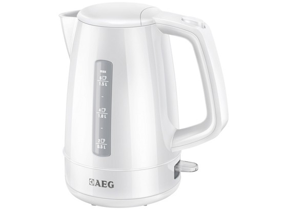 AEG Expresswasserkocher Perfekter Morgen Ewa 1360-1 - Weiß, MODERN, Kunststoff (21/24/16,5cm) - AEG AEG Expresswasserkocher Perfekter Morgen Ewa 1360-1 - Weiß, MODERN, Kunststoff (21/24/16,5cm) - AEG