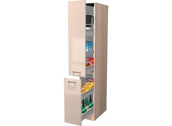 Apothekerschrank Nepal Ahs30 - Beige, MODERN, Holzwerkstoff (30/200/57cm) Apothekerschrank Nepal Ahs30 - Beige, MODERN, Holzwerkstoff (30/200/57cm)
