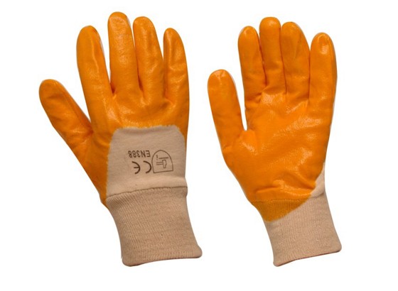 Arbeitshandschuhe Gr. 10 - Orange, KONVENTIONELL, Textil (20cm) - VENDA Arbeitshandschuhe Gr. 10 - Orange, KONVENTIONELL, Textil (20cm) - VENDA