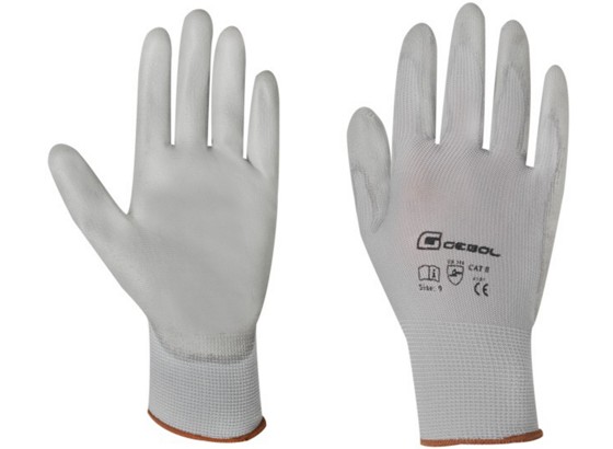 Arbeitshandschuhe Ida Gr. 8 - Grau, KONVENTIONELL, Textil (20cm) - VENDA Arbeitshandschuhe Ida Gr. 8 - Grau, KONVENTIONELL, Textil (20cm) - VENDA