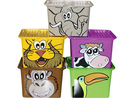 Aufbewahrungsbox Kindermotive, ca. 13 Liter - Multicolor, KONVENTIONELL, Kunststoff (37/20/27.6cm) - PLAST 1 Aufbewahrungsbox Kindermotive, ca. 13 Liter - Multicolor, KONVENTIONELL, Kunststoff (37/20/27.6cm) - PLAST 1