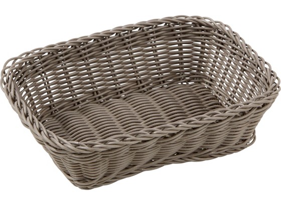Aufbewahrungskörbchen Jule - Braun, KONVENTIONELL, Kunststoff (24/18/7cm) Aufbewahrungskörbchen Jule - Braun, KONVENTIONELL, Kunststoff (24/18/7cm)