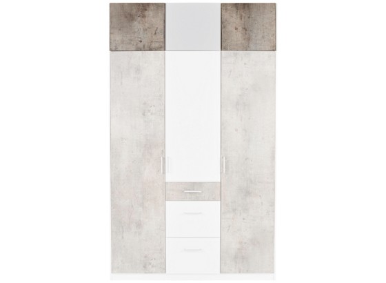 Aufsatzschrank Click - Weiß, MODERN, Holz/Holzwerkstoff (135/42/56cm) Aufsatzschrank Click - Weiß, MODERN, Holz/Holzwerkstoff (135/42/56cm)