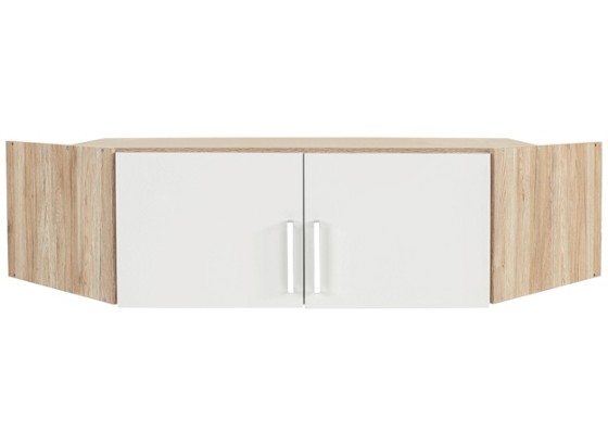 Aufsatzschrank zu Eckschrank Wien, 2-türig - Eichefarben/Weiß, KONVENTIONELL, Holzwerkstoff (120/39/54cm) Aufsatzschrank zu Eckschrank Wien, 2-türig - Eichefarben/Weiß, KONVENTIONELL, Holzwerkstoff (120/39/54cm)