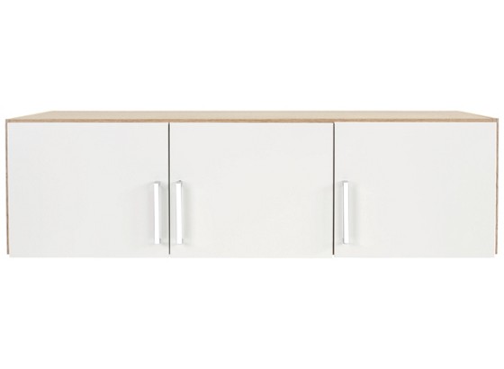 Aufsatzschrank zu Kleiderschrank Wien, 3-türig - Eichefarben/Weiß, KONVENTIONELL, Holzwerkstoff (136/39/54cm) Aufsatzschrank zu Kleiderschrank Wien, 3-türig - Eichefarben/Weiß, KONVENTIONELL, Holzwerkstoff (136/39/54cm)