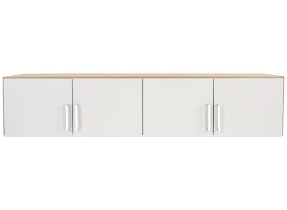 Aufsatzschrank zu Kleiderschrank Wien, 4-türig - Eichefarben/Weiß, KONVENTIONELL, Holzwerkstoff (181/39/54cm) Aufsatzschrank zu Kleiderschrank Wien, 4-türig - Eichefarben/Weiß, KONVENTIONELL, Holzwerkstoff (181/39/54cm)