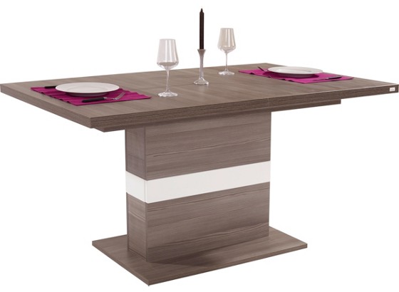 ausziehbarer Esstisch Avensis 160 - Braun/Weiß, MODERN, Holzwerkstoff (160/76/90cm) - LUCA BESSONI ausziehbarer Esstisch Avensis 160 - Braun/Weiß, MODERN, Holzwerkstoff (160/76/90cm) - LUCA BESSONI