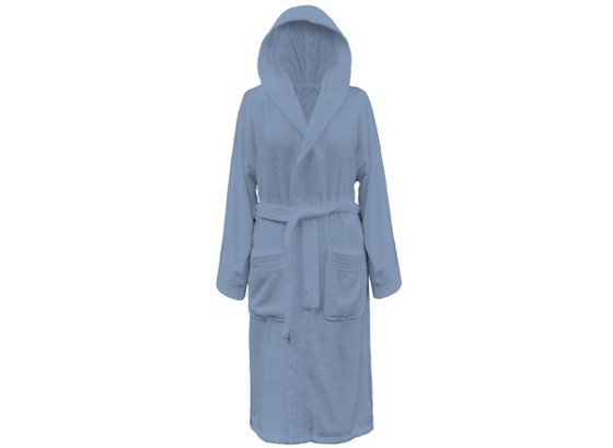 Bademantel Mandina - Blau, MODERN, Textil (120cm) - LUCA BESSONI Bademantel Mandina - Blau, MODERN, Textil (120cm) - LUCA BESSONI