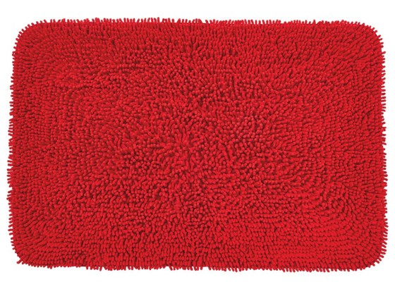 Badematte Lilly - Rot, KONVENTIONELL, Textil (60/90cm) - OMBRA Badematte Lilly - Rot, KONVENTIONELL, Textil (60/90cm) - OMBRA