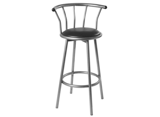Barhocker Flip - Schwarz, KONVENTIONELL, Kunststoff/Metall (53/98/44cm) Barhocker Flip - Schwarz, KONVENTIONELL, Kunststoff/Metall (53/98/44cm)