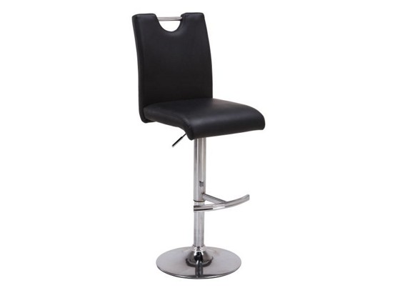 Barhocker Jeff - Schwarz, MODERN, Holz/Kunststoff (41/97-118/56cm) Barhocker Jeff - Schwarz, MODERN, Holz/Kunststoff (41/97-118/56cm)