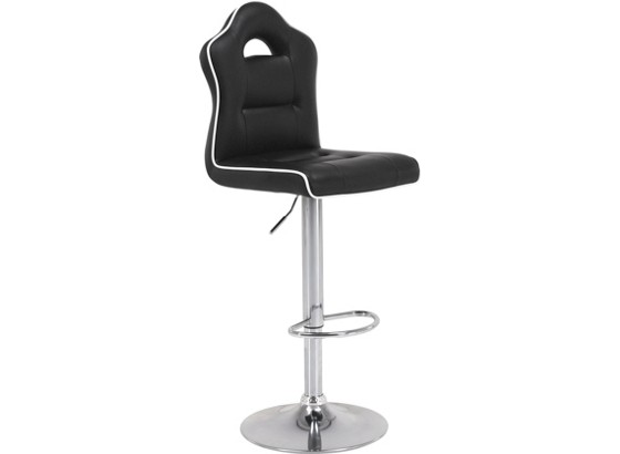 Barska Stolica Barski Stolac - bijela/boje kroma, Moderno, metal/tekstil (41,5/106-127/54cm) Barska Stolica Barski Stolac - bijela/boje kroma, Moderno, metal/tekstil (41,5/106-127/54cm)