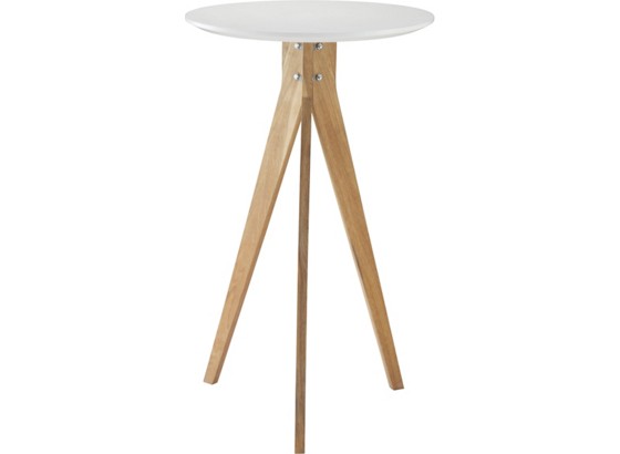 Barski Stol Durham - bijela/smeđa, drvni materijal/drvo (60/100/60cm) - MÖMAX modern living Barski Stol Durham - bijela/smeđa, drvni materijal/drvo (60/100/60cm) - MÖMAX modern living
