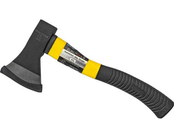 Beil L:35 cm - Gelb/Schwarz, KONVENTIONELL, Kunststoff/Metall (35cm) Beil L:35 cm - Gelb/Schwarz, KONVENTIONELL, Kunststoff/Metall (35cm)