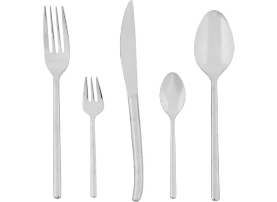 Besteckset Greta - Edelstahlfarben, KONVENTIONELL, Metall - JAMES WOOD Besteckset Greta - Edelstahlfarben, KONVENTIONELL, Metall - JAMES WOOD