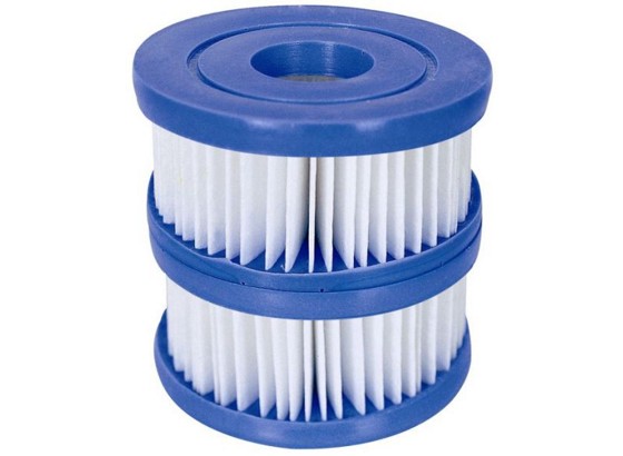 Bestway Filterkartusche 58323 - Blau/Weiß, KONVENTIONELL, Kunststoff (10,6/8cm) - BESTWAY Bestway Filterkartusche 58323 - Blau/Weiß, KONVENTIONELL, Kunststoff (10,6/8cm) - BESTWAY
