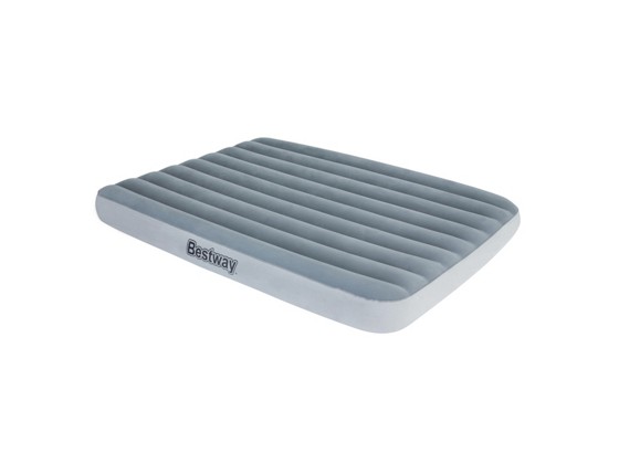Bestway Luftbett Restease Airbed Queen 67541 - Hellgrau/Grau, Kunststoff (203/152/25cm) - BESTWAY Bestway Luftbett Restease Airbed Queen 67541 - Hellgrau/Grau, Kunststoff (203/152/25cm) - BESTWAY