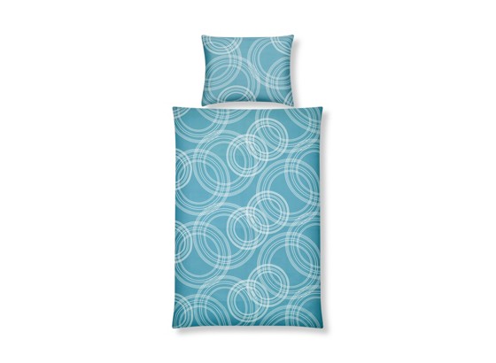 Bettwäsche Bea - Petrol, MODERN, Textil - LUCA BESSONI Bettwäsche Bea - Petrol, MODERN, Textil - LUCA BESSONI
