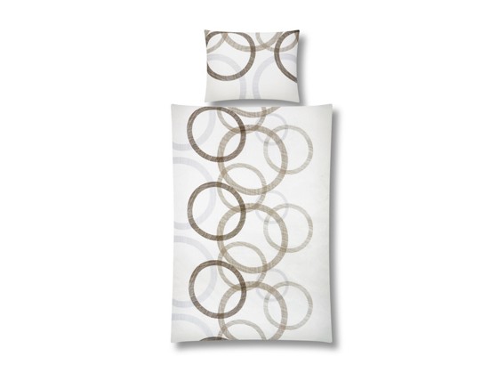 Bettwäsche Kadira - Braun/Weiß, MODERN, Textil - LUCA BESSONI Bettwäsche Kadira - Braun/Weiß, MODERN, Textil - LUCA BESSONI