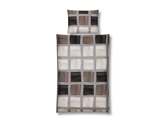 Bettwäsche Leona - Graphitfarben/Braun, MODERN, Textil - LUCA BESSONI Bettwäsche Leona - Graphitfarben/Braun, MODERN, Textil - LUCA BESSONI