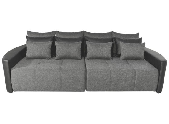 Bigsofa Pura - Dunkelgrau/Schwarz, MODERN, Holz/Textil (290/80/140cm) - LUCA BESSONI Bigsofa Pura - Dunkelgrau/Schwarz, MODERN, Holz/Textil (290/80/140cm) - LUCA BESSONI