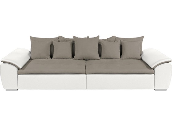 Bigsofa Vesuvio - Chromfarben/Beige, MODERN, Karton/Holz (280/80/120cm) Bigsofa Vesuvio - Chromfarben/Beige, MODERN, Karton/Holz (280/80/120cm)