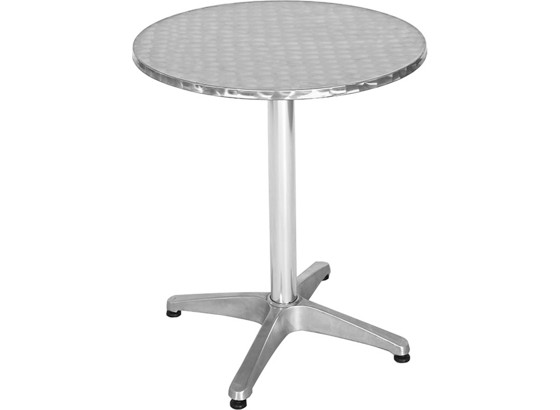 Bistro Stol Maria - boje aluminija, Konvencionalno, metal/plastika (60/70cm) - OMBRA Bistro Stol Maria - boje aluminija, Konvencionalno, metal/plastika (60/70cm) - OMBRA