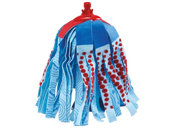 Bodenwischer Mocio - Blau, KONVENTIONELL, Textil (7.2/34/15cm) - VILEDA Bodenwischer Mocio - Blau, KONVENTIONELL, Textil (7.2/34/15cm) - VILEDA