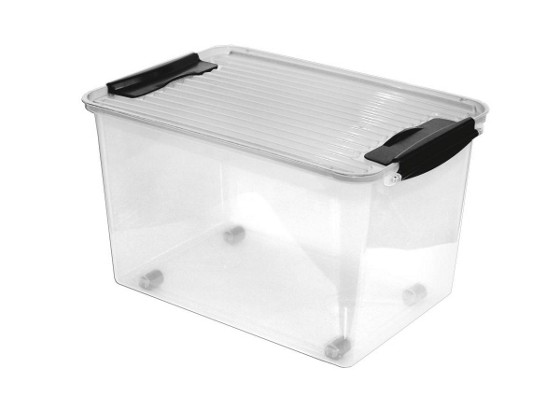 Box Beppo Iv - Transparent/Anthrazit, KONVENTIONELL, Kunststoff (60/45/31cm) - PLAST 1 Box Beppo Iv - Transparent/Anthrazit, KONVENTIONELL, Kunststoff (60/45/31cm) - PLAST 1
