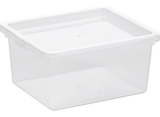 Box mit Deckel Bochum, 2 Liter - Transparent, KONVENTIONELL, Kunststoff (20.5/17./7.5cm) Box mit Deckel Bochum, 2 Liter - Transparent, KONVENTIONELL, Kunststoff (20.5/17./7.5cm)