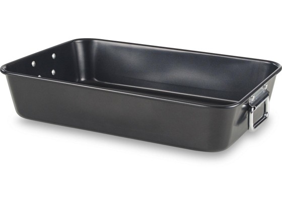 Bräter Gilda - Schwarz, KONVENTIONELL, Metall (40/28/8cm) Bräter Gilda - Schwarz, KONVENTIONELL, Metall (40/28/8cm)
